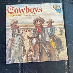 Cowboys Illustrated Children's Book 1978